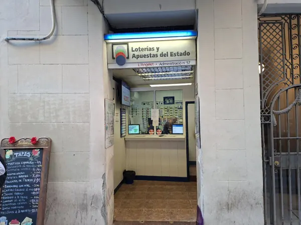 Imagen del punto de venta de Lotería