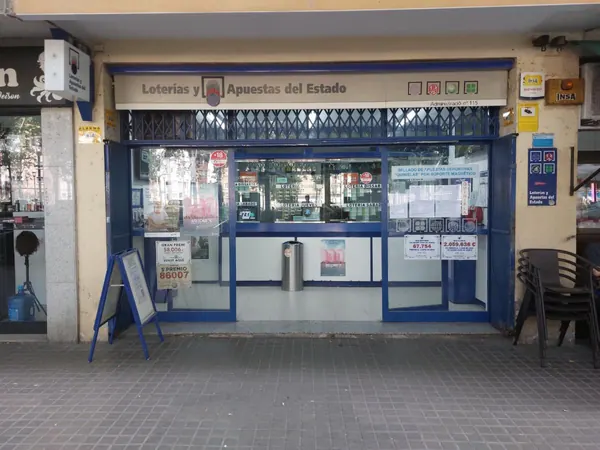 Imagen del punto de venta de Lotería