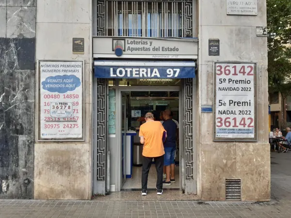 Imagen del punto de venta de Lotería