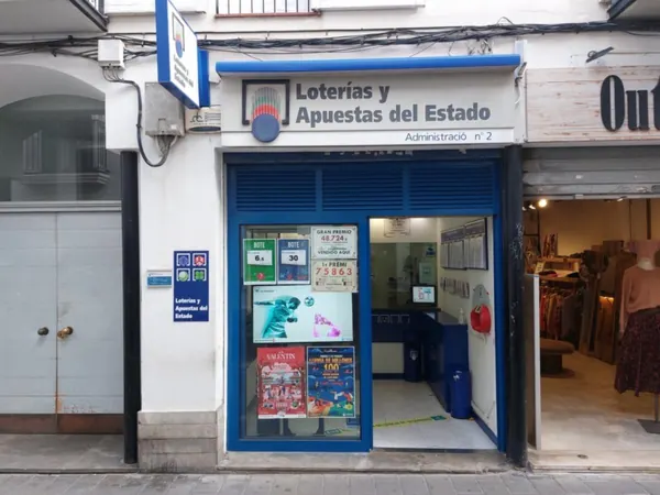 Imagen del punto de venta de Lotería