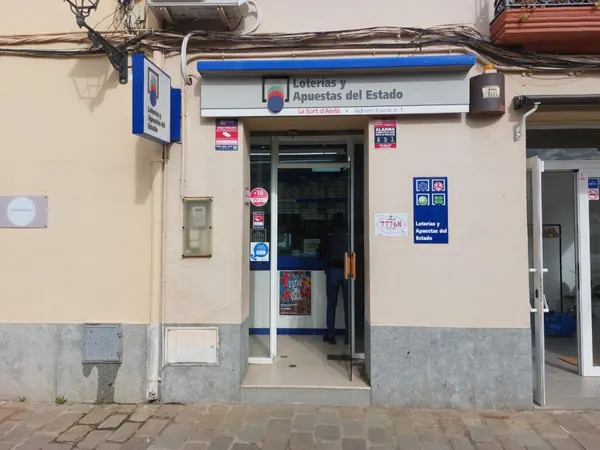 Imagen del punto de venta de Lotería