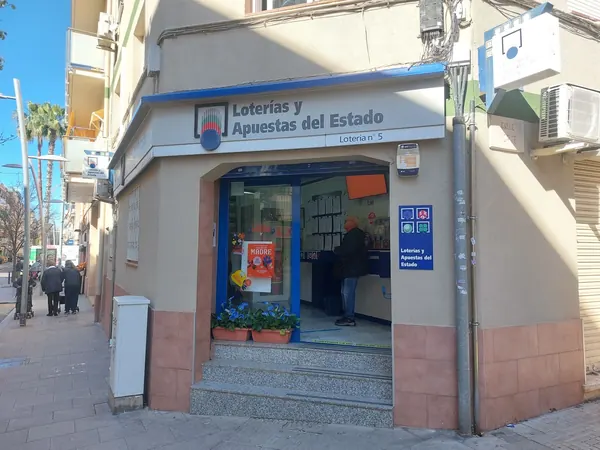 Imagen del punto de venta de Lotería