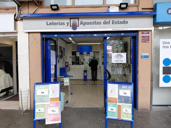 Imagen del punto de venta de Lotería