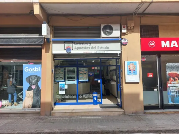 Imagen del punto de venta de Lotería