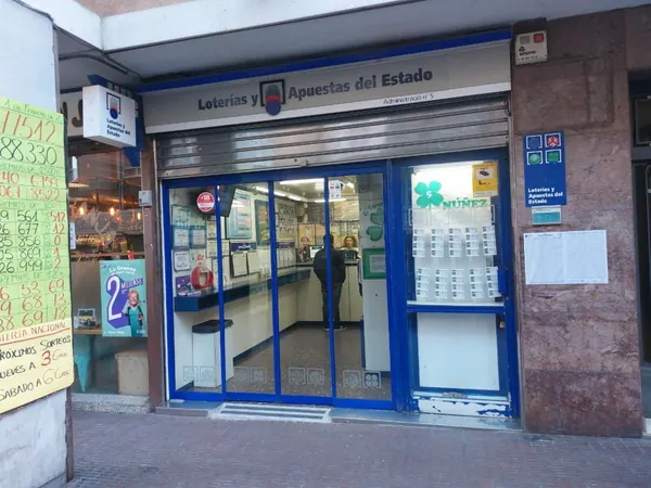 Imagen del punto de venta de Lotería