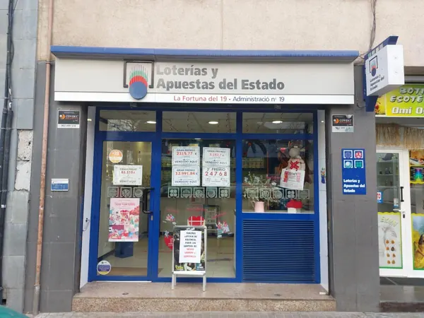 Imagen del punto de venta de Lotería