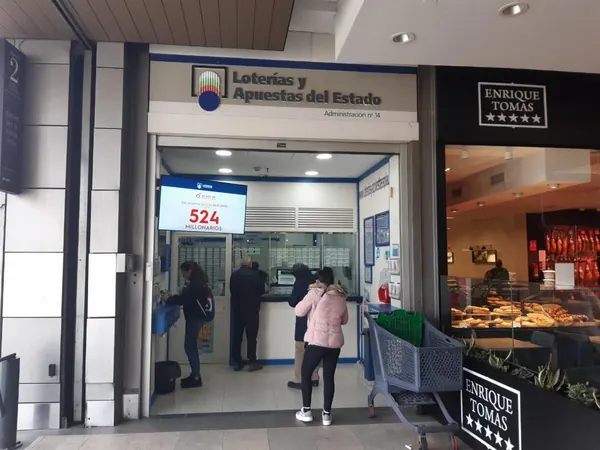 Imagen del punto de venta de Lotería