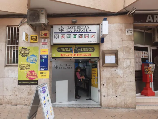 Imagen del punto de venta de Lotería