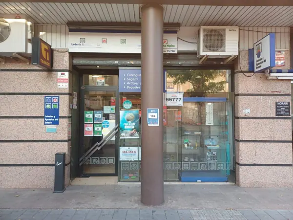 Imagen del punto de venta de Lotería