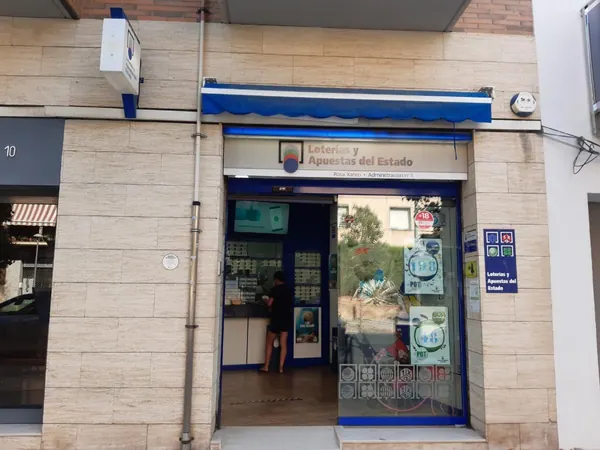 Imagen del punto de venta de Lotería