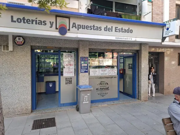Imagen del punto de venta de Lotería