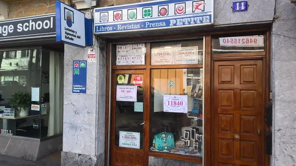 Imagen del punto de venta de Lotería