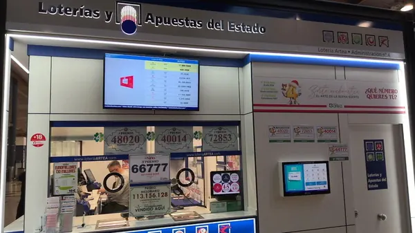 Imagen del punto de venta de Lotería