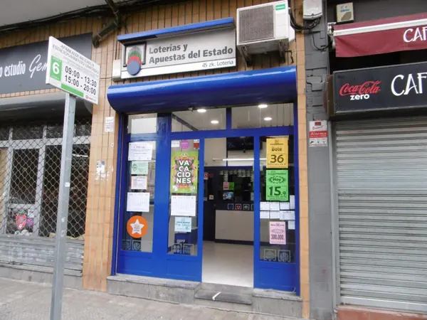 Imagen del punto de venta de Lotería