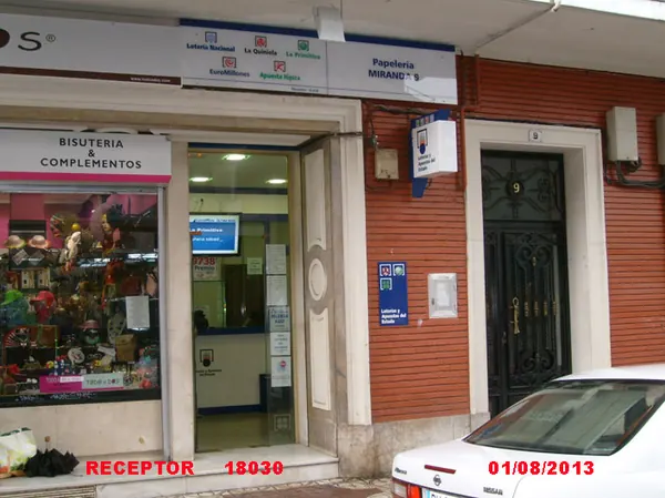 Imagen del punto de venta de Lotería