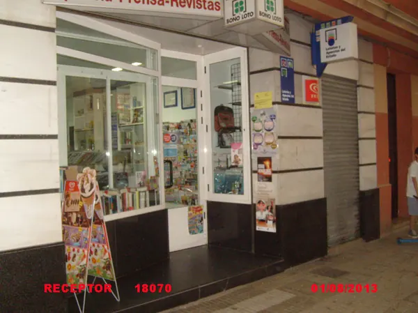 Imagen del punto de venta de Lotería