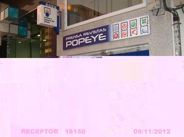 Imagen del punto de venta de Lotería