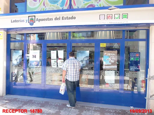 Imagen del punto de venta de Lotería