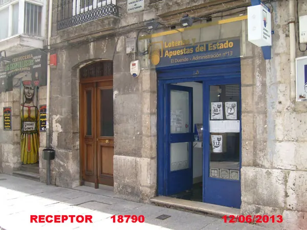 Imagen del punto de venta de Lotería