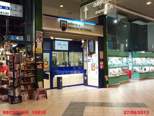 Imagen del punto de venta de Lotería