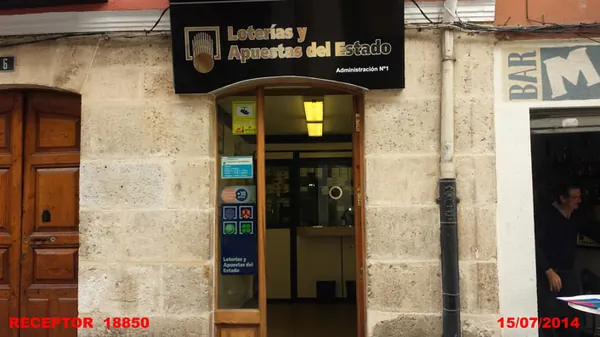 Imagen del punto de venta de Lotería