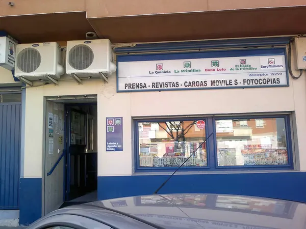 Imagen del punto de venta de Lotería