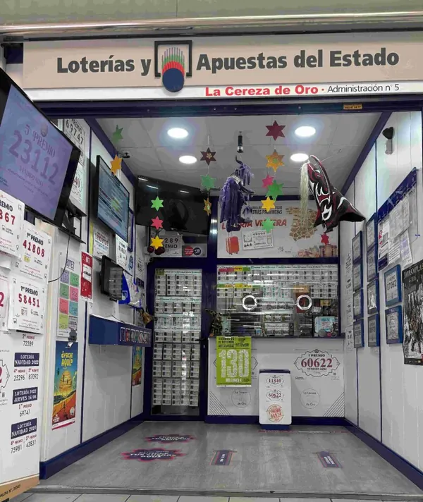 Imagen del punto de venta de Lotería