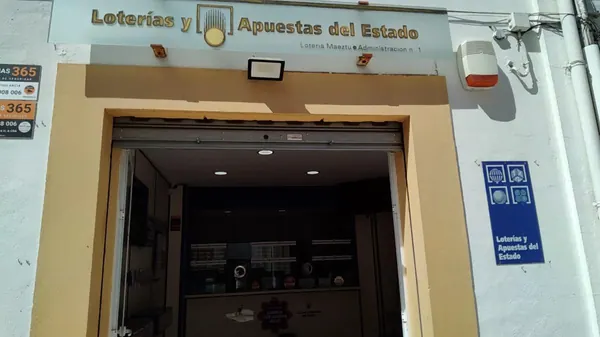 Imagen del punto de venta de Lotería