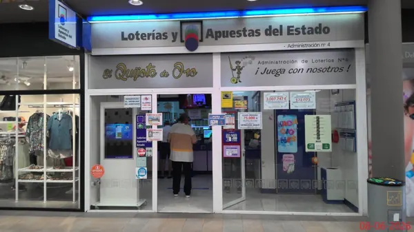 Imagen del punto de venta de Lotería