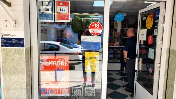 Imagen del punto de venta de Lotería