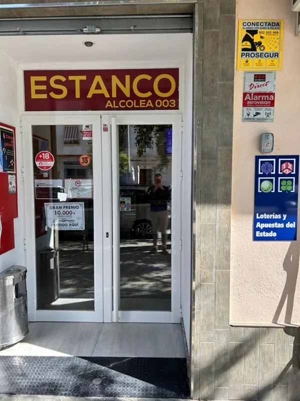 Imagen del punto de venta de Lotería