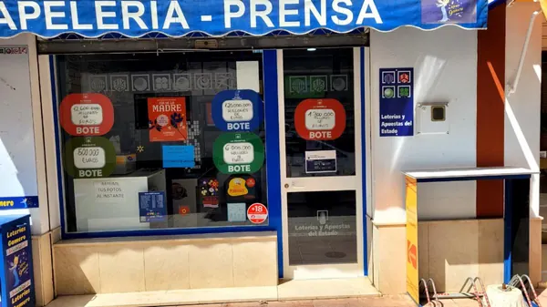 Imagen del punto de venta de Lotería
