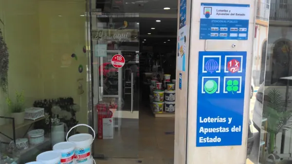 Imagen del punto de venta de Lotería