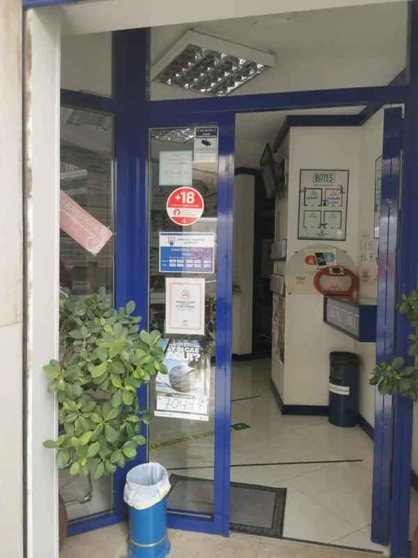 Imagen del punto de venta de Lotería