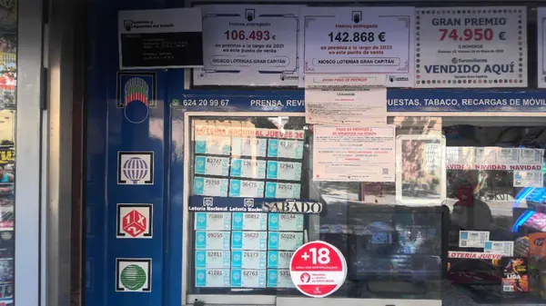 Imagen del punto de venta de Lotería
