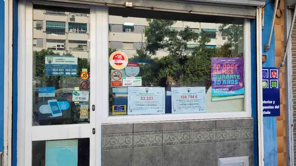 Imagen del punto de venta de Lotería