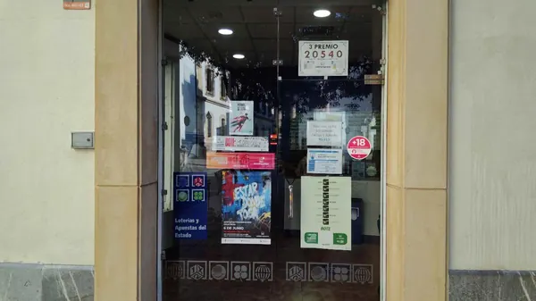 Imagen del punto de venta de Lotería