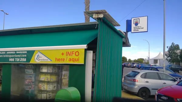 Imagen del punto de venta de Lotería