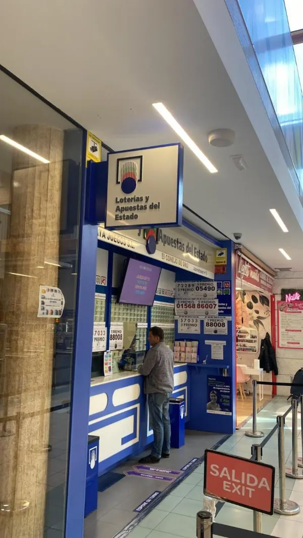 Imagen del punto de venta de Lotería