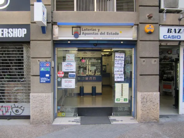 Imagen del punto de venta de Lotería