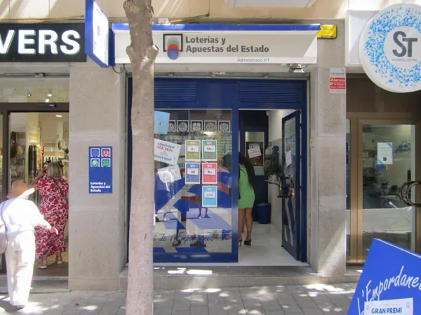 Imagen del punto de venta de Lotería