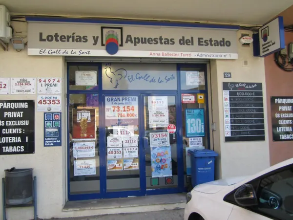 Imagen del punto de venta de Lotería