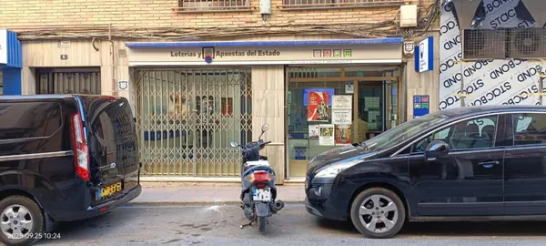 Imagen del punto de venta de Lotería
