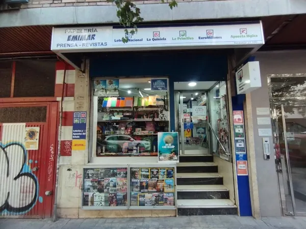 Imagen del punto de venta de Lotería