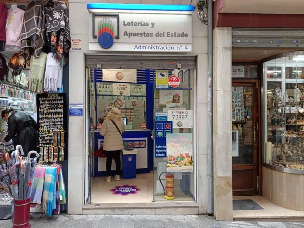 Imagen del punto de venta de Lotería