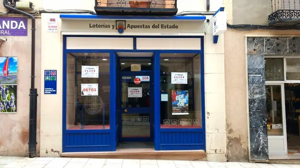 Imagen del punto de venta de Lotería