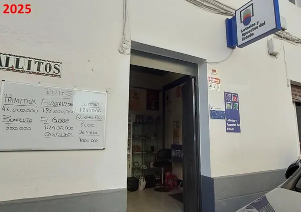 Imagen del punto de venta de Lotería