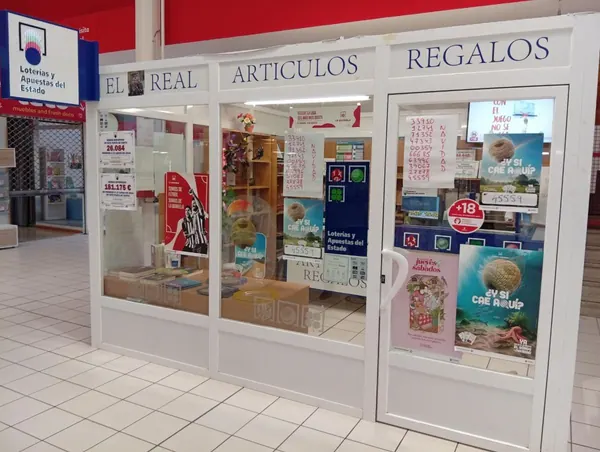 Imagen del punto de venta de Lotería