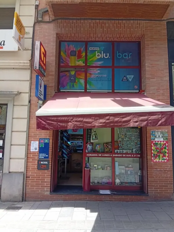 Imagen del punto de venta de Lotería