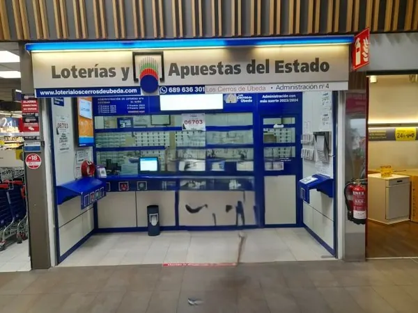 Imagen del punto de venta de Lotería
